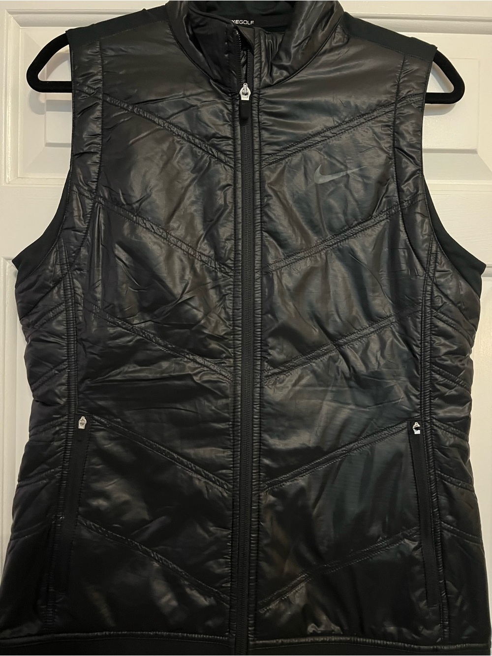 Nike Golf Women's Black Quilted Insulated Vest